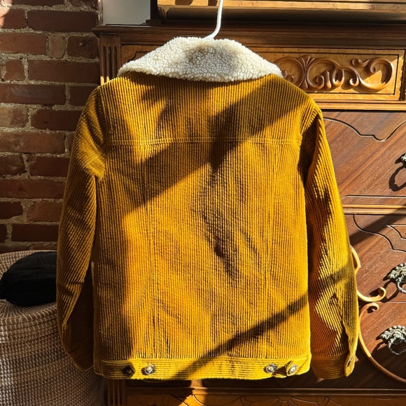 Sherpa-Lined Corduroy Swing Chore Coat in size XXS - Picture 8 of 8